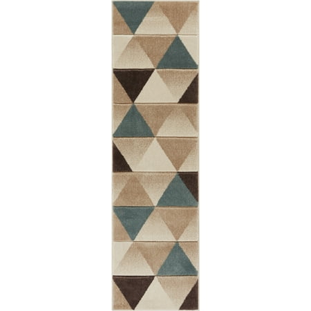 2 x 7 runner rug well woven ruby clark modern geometric triangles 2 7 runner brown rug walmartcom 2 x 7 runner rug well woven ruby clark modern geometric triangles 2 7 runner brown rug walmartcom